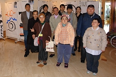 等身大肖像画アート展 インターコンチネンタルホテル